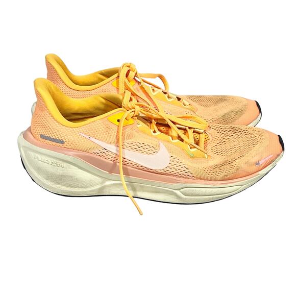 Nike Air Zoom Pegasus 41 Running Shoes Girls 6.5 Sneakers FN5041-801 Orange - Picture 2 of 10